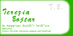 terezia bojtar business card